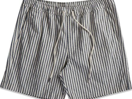 Gregor Shorts 5246 - Navy Stripe Online Sale