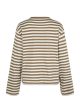 HellenMD LS stripe t-shirt - Dune White Stripe Discount