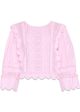 Miramar Cotton Blouse - Pastel Pink Discount