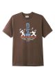 Gallery tee - Brown Hot on Sale