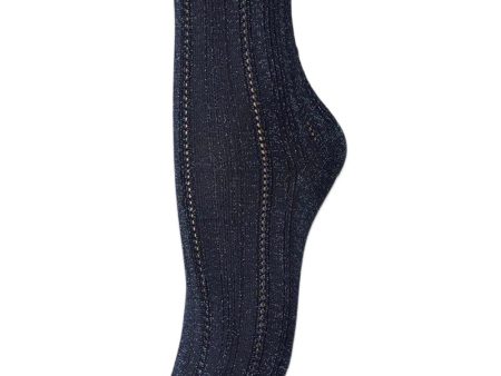 Glitter Drake Sock - Maritime Blue Sale