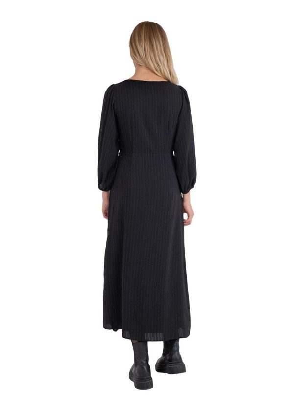 Ilma Solid Dress - Black For Sale