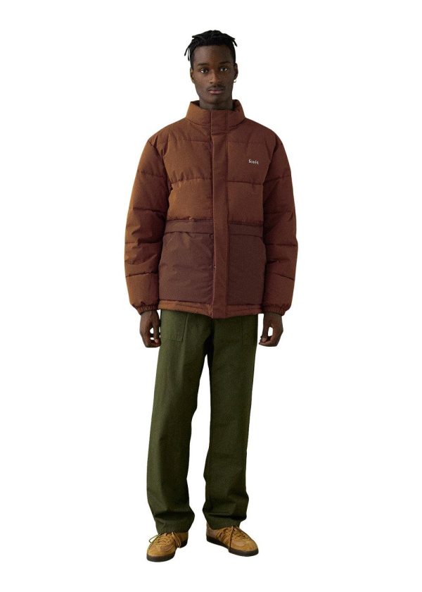 OAT PUFFER JACKET - Brown Online