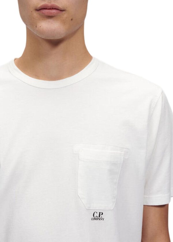 Pocket Tee - Gauze White For Sale