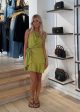 JosefineMD flowy dress - Golden Lime Online Sale