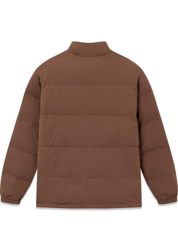 OAT PUFFER JACKET - Brown Online