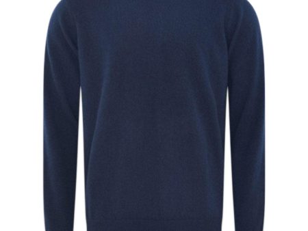 Sheffield Pullover O Neck Cashmere - Captain Navy Supply