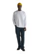 Hanes Base L S Tee - White Online Hot Sale