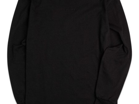 Hanes Base L S Tee - Black For Cheap