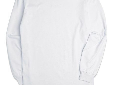 Hanes Base L S Tee - White Online Hot Sale