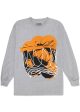 hoops long sleeve - Heather Grey Hot on Sale