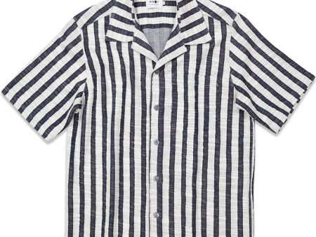 Julio SS 3515 - Navy Stripe Discount