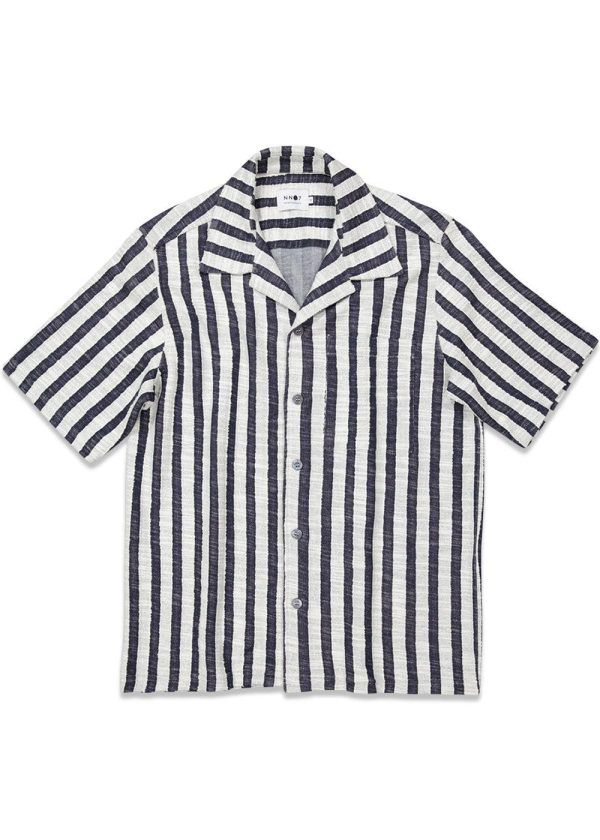 Julio SS 3515 - Navy Stripe Discount