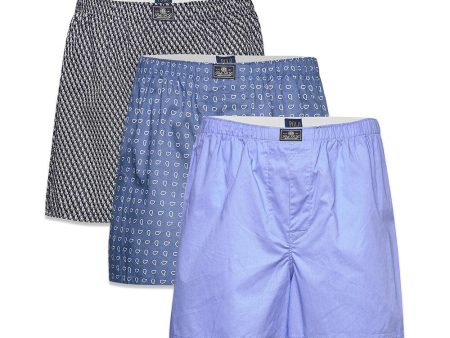 3 Pack Boxer Shorts - Multi For Cheap