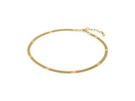 Agnes Anklet Adj. 23-26 cm - Goldplated Supply