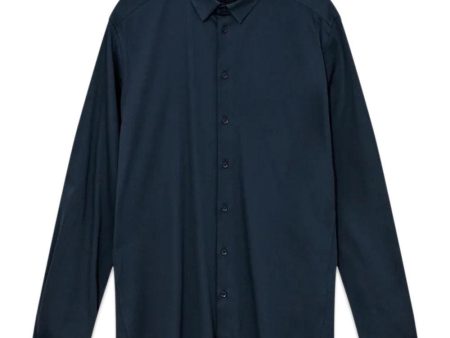 MMGMarco Crunch Jersey Shirt - Navy Fashion