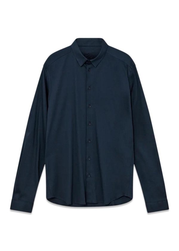 MMGMarco Crunch Jersey Shirt - Navy Fashion