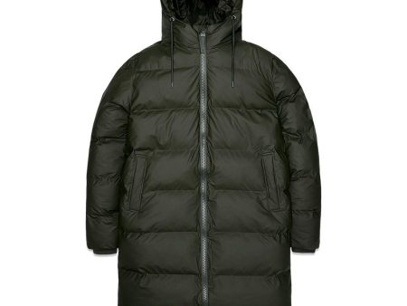 Alta Longer Puffer Jacket W3T4 - Green on Sale