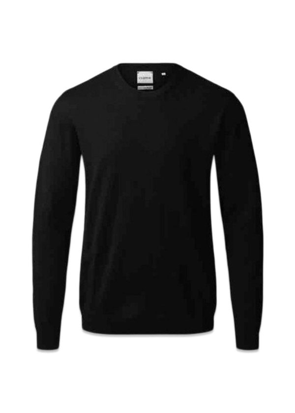 Turin Pullover O Neck - Black on Sale