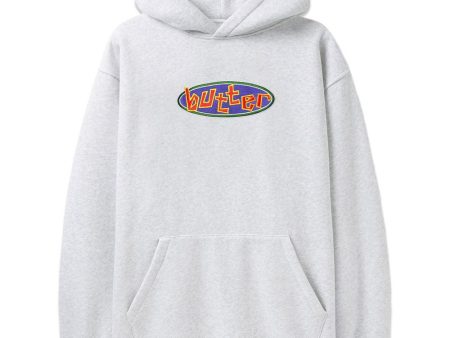 Scattered Embroidered Pullover Hood - Ash Grey Sale