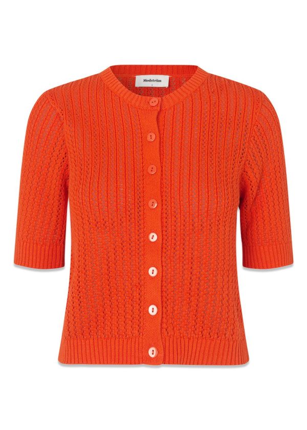 FaxonMD cardigan - Bright Cherry Discount