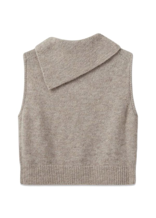 Verbier Drape Vest - Linen For Discount