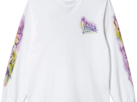 W L S Babybrush Grin T-Shirt - White Sale