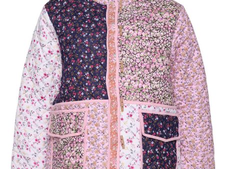 Adriane Quilted Cotton Jacket - Rose Discount