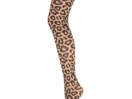 Leopard Pantyhose - Cocoa Créme Supply