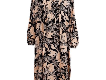 BCLUNA Pleat tunic dress - Floral Black Online Hot Sale