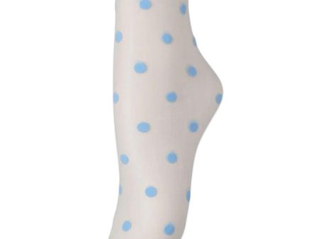 Dagmar dot sock - Little Boy Blue Cheap