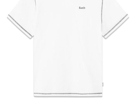 NOVA T-SHIRT - White Black Stitch Online