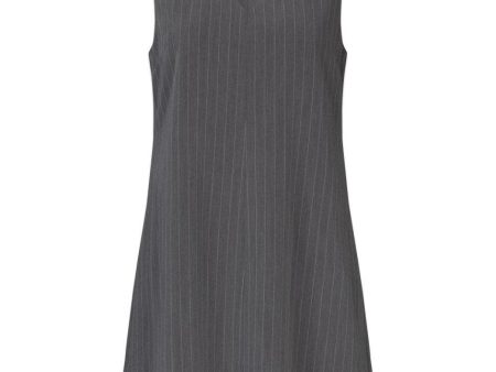 AbrahamMD dress - Grey Pinstripe Fashion