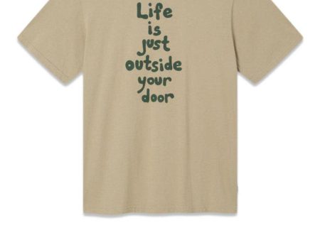 OUTSIDE T-SHIRT - Khaki Dark Green Online Hot Sale