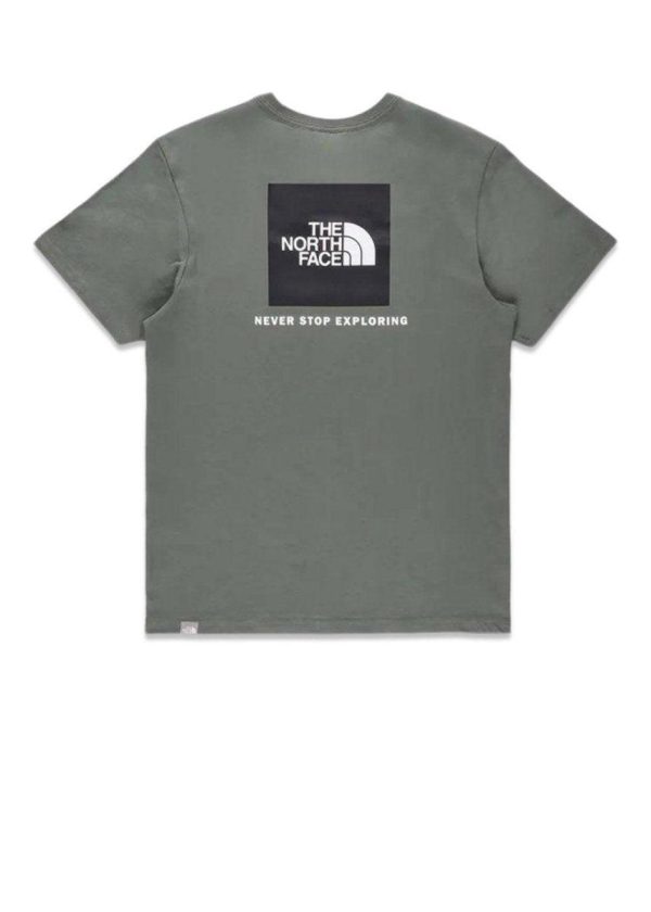 M S S Red Box Tee - Thyme   Tnf Black Online Hot Sale