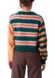 AMBER CARDIGAN - Glactic Teal Multi Online now