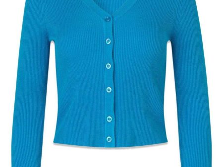 AinsleyMD cardigan - Malibu Blue Hot on Sale