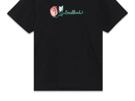 Flower Logo T-shirt - Black Online Hot Sale