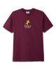 pixie logo tee - Burgundy Online