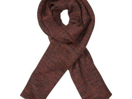 Britney scarf - Wine Red Melange on Sale