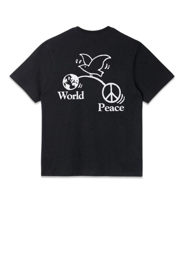 WORLD PEACE SHORT SLEEVE TEE - Black Supply