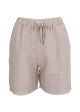 BCMELINA linen shorts - Beige on Sale