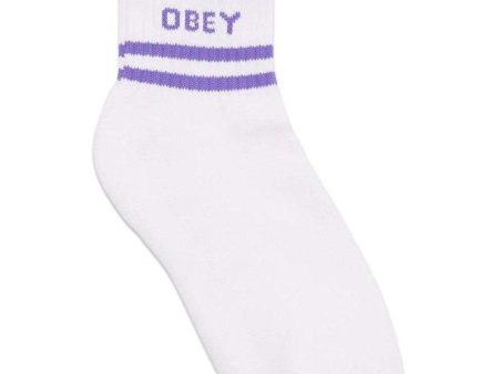 COOP SOCK - White Digital Violet Supply