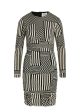 Pollux Amelia Dress AOP - Stripe Play Aop Black Sale