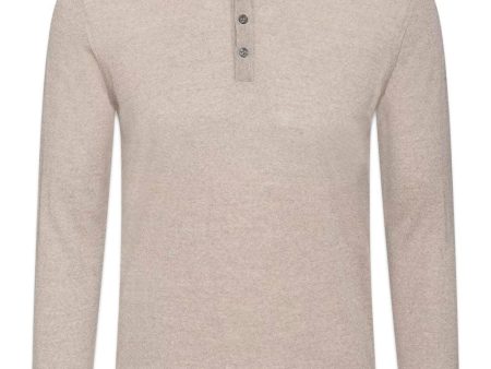 Ruben Poloshirt LS - Cool Beige Sale