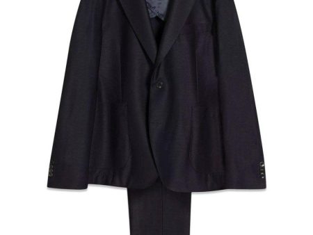 Ferry Patch Soft Suit - Navy Online Sale