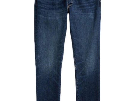 5 Pocket Denim Jeans - Denim Blue Hot on Sale