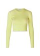 IgorMD LS crop top - Yellow Pear Online