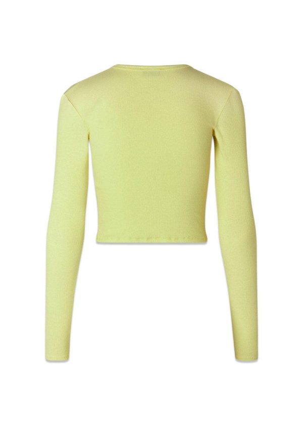 IgorMD LS crop top - Yellow Pear Online