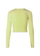 IgorMD LS crop top - Yellow Pear Online